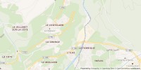 Carte de localisation de Canyoning de pussy