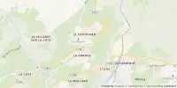 Carte de localisation de Voie d'escalade Rocher du Chatelard