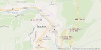 Carte de localisation de Baroque en Haute Tarentaise : visite groupes