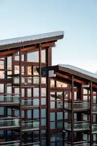 Residence architecture Les Arcs hiver