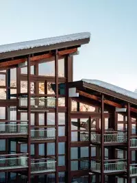 Residence architecture Les Arcs hiver